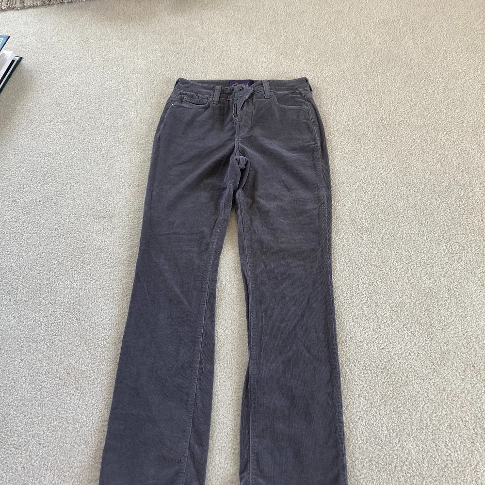 Gray Corduroy Stretch pants